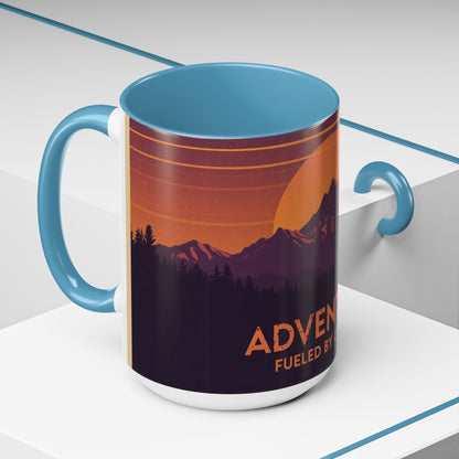 Adventure Coffee Mug - Fueled by Coffee