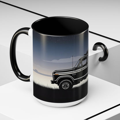 Coffee Mug - Rustic Pickup Truck Vintage Nature Lover Camping Cup