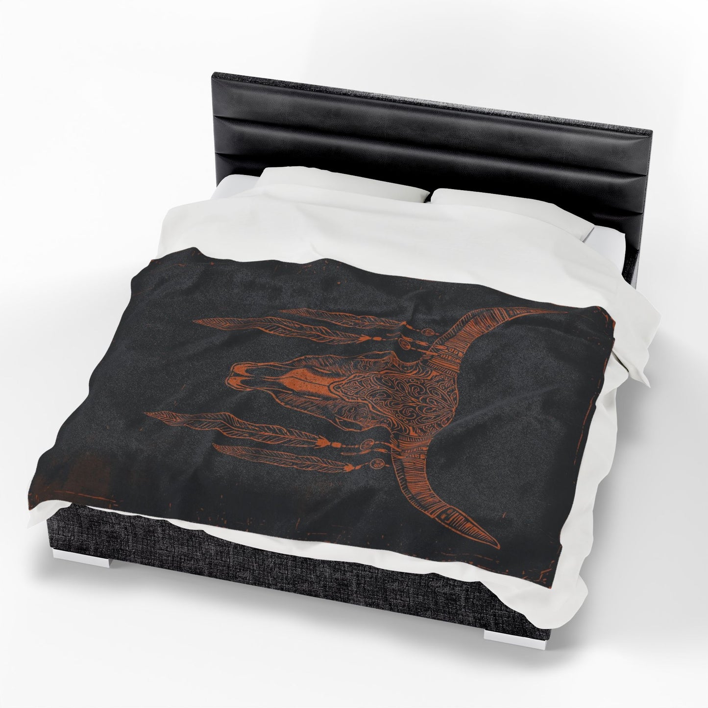 Boho Chic Velveteen Plush Blanket