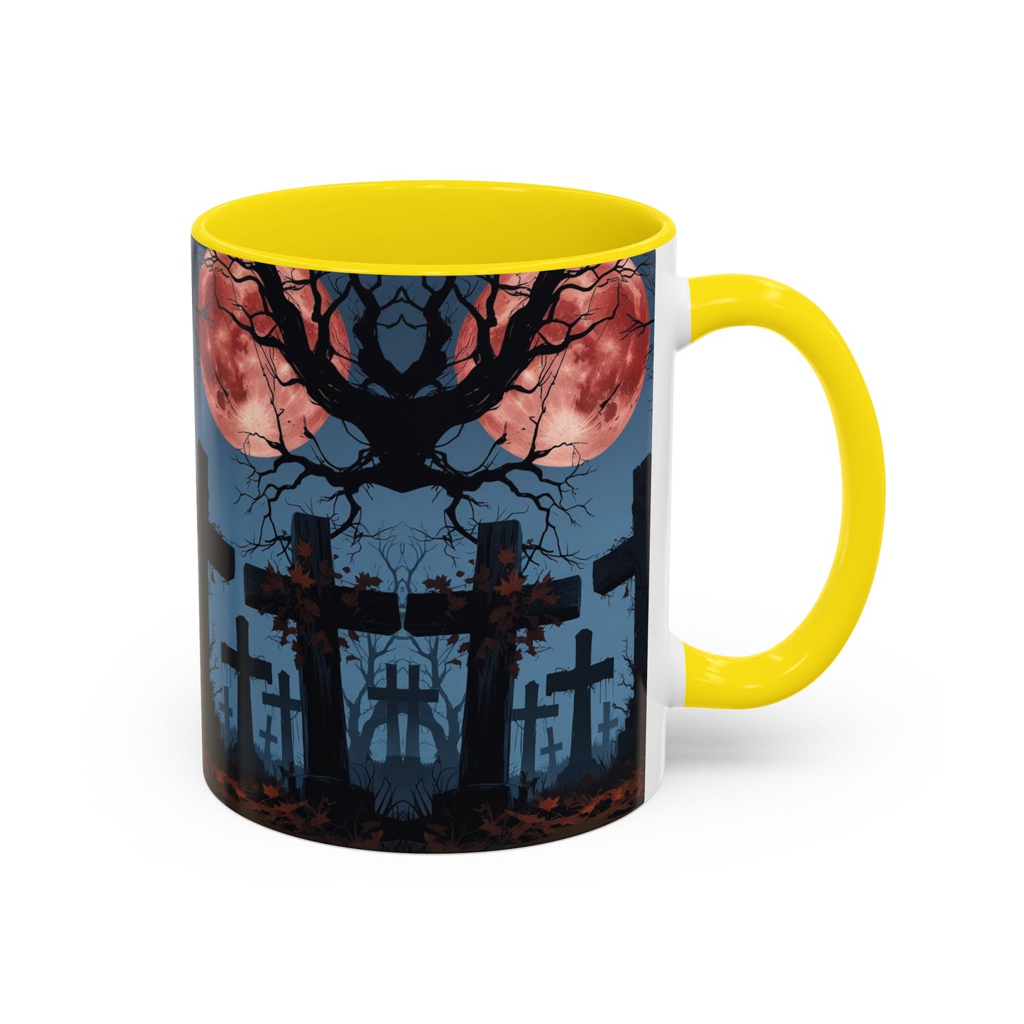 Coffee Mug - Gothic Cemetery | Spooky Halloween Decor, Nightmare Gift