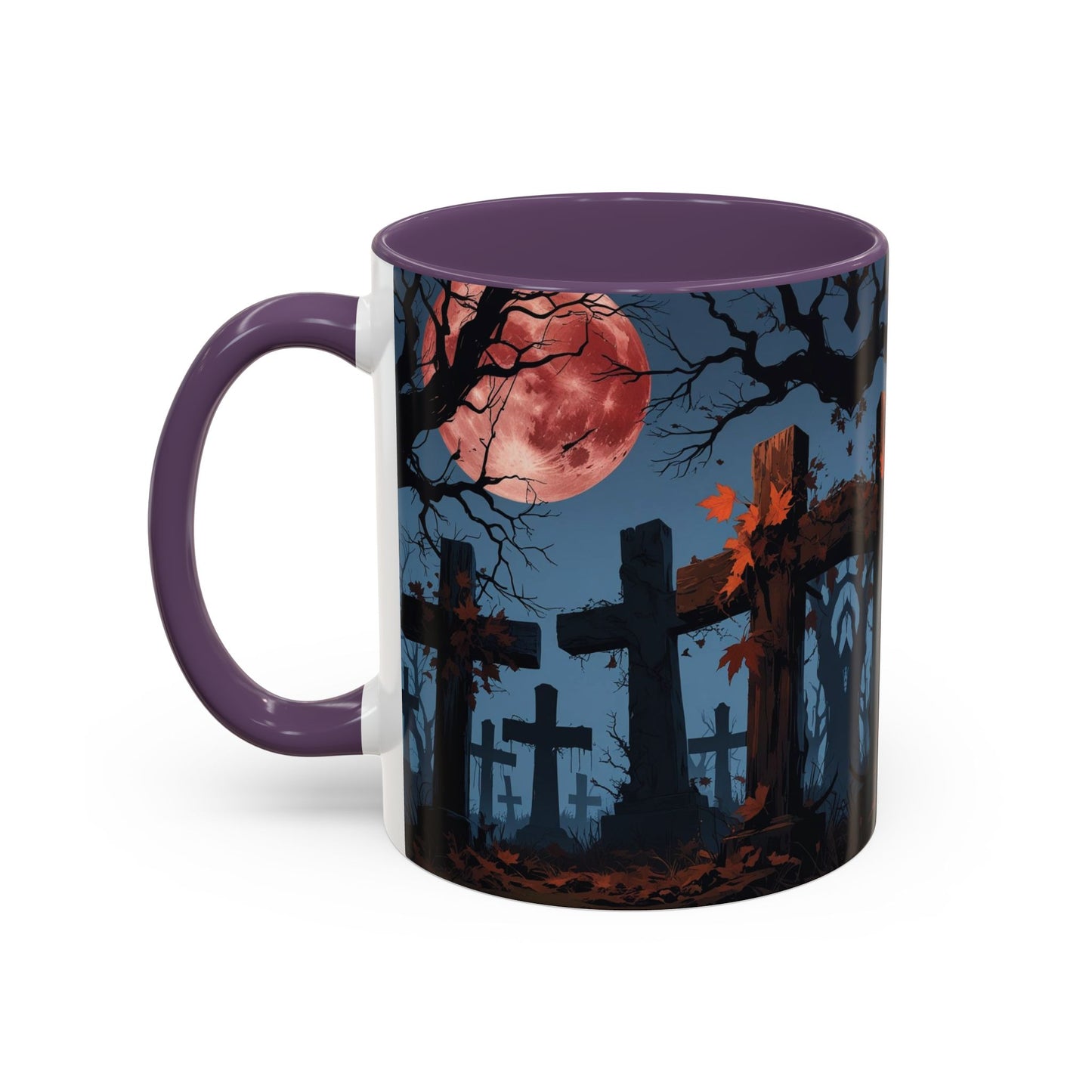 Coffee Mug - Gothic Cemetery | Spooky Halloween Decor, Nightmare Gift