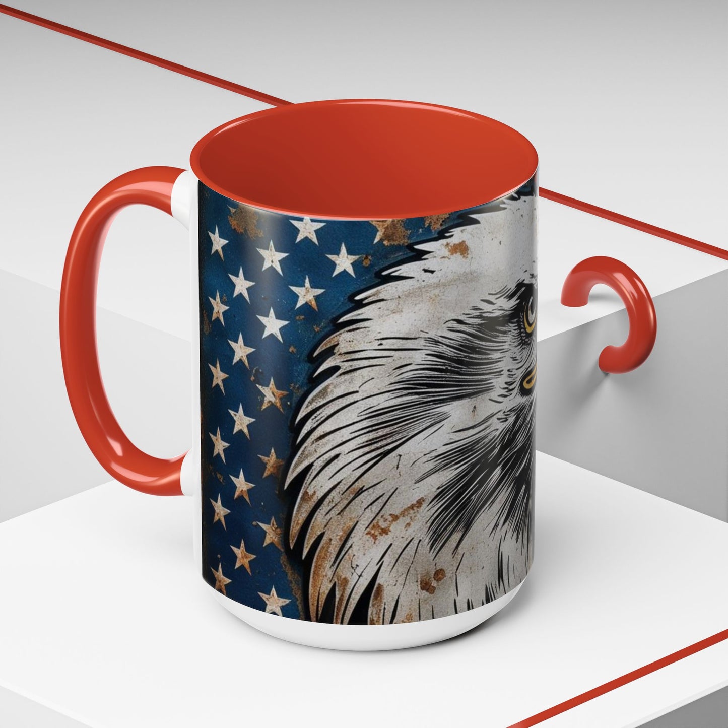 Coffee Mug Patriotic Eagle American Memorial Day Cup