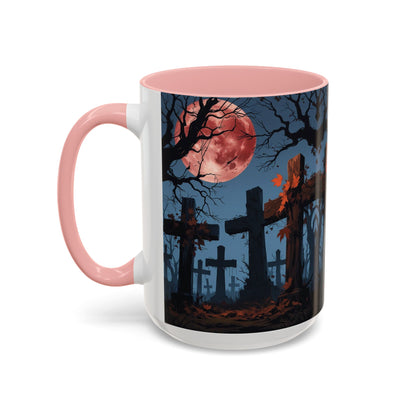 Coffee Mug - Gothic Cemetery | Spooky Halloween Decor, Nightmare Gift
