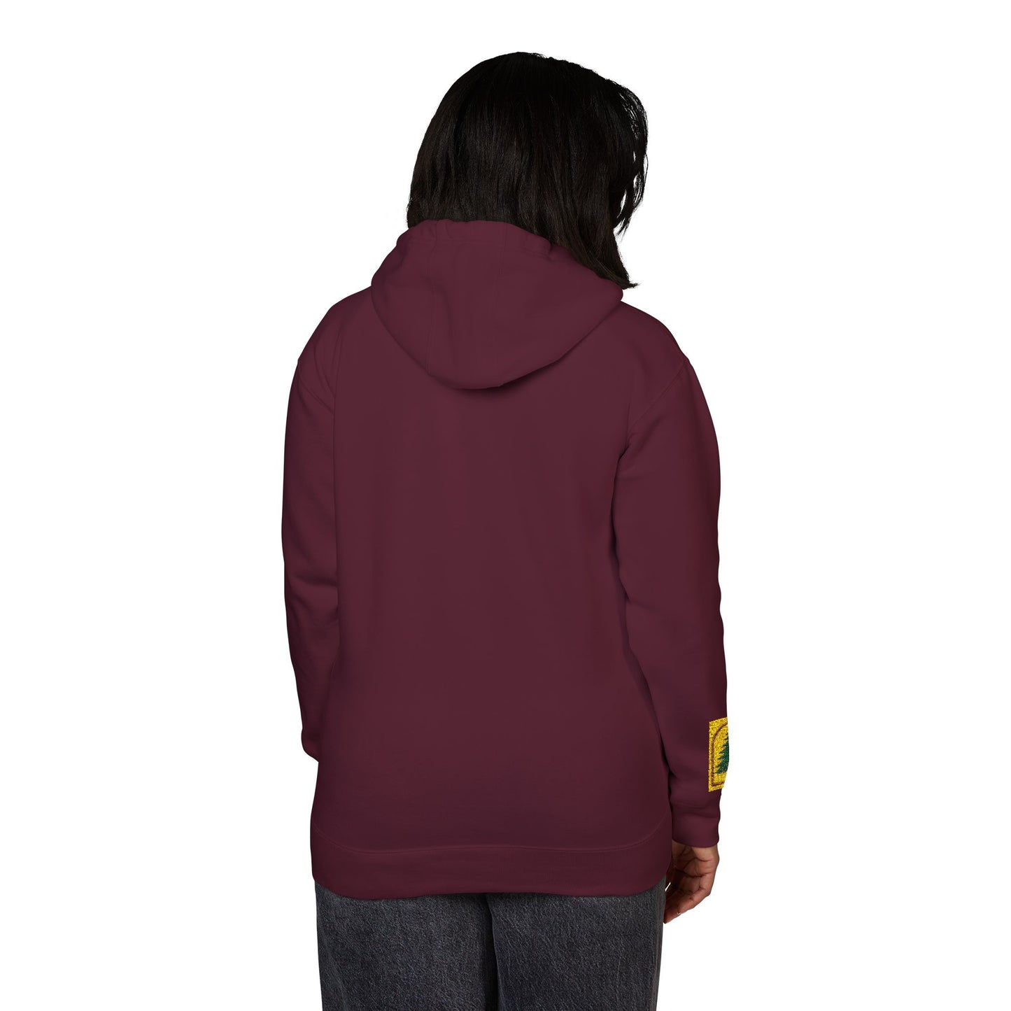 Cozy Rustic Graphic Hoodie - Unisex Fleece Pullover