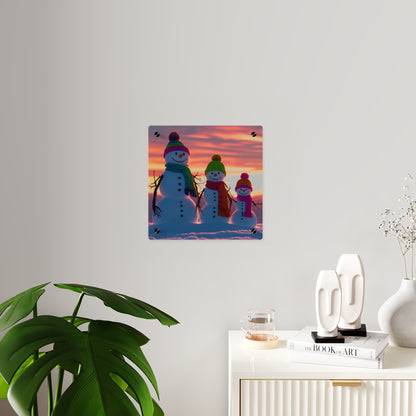 Snowman Acrylic Wall Art
