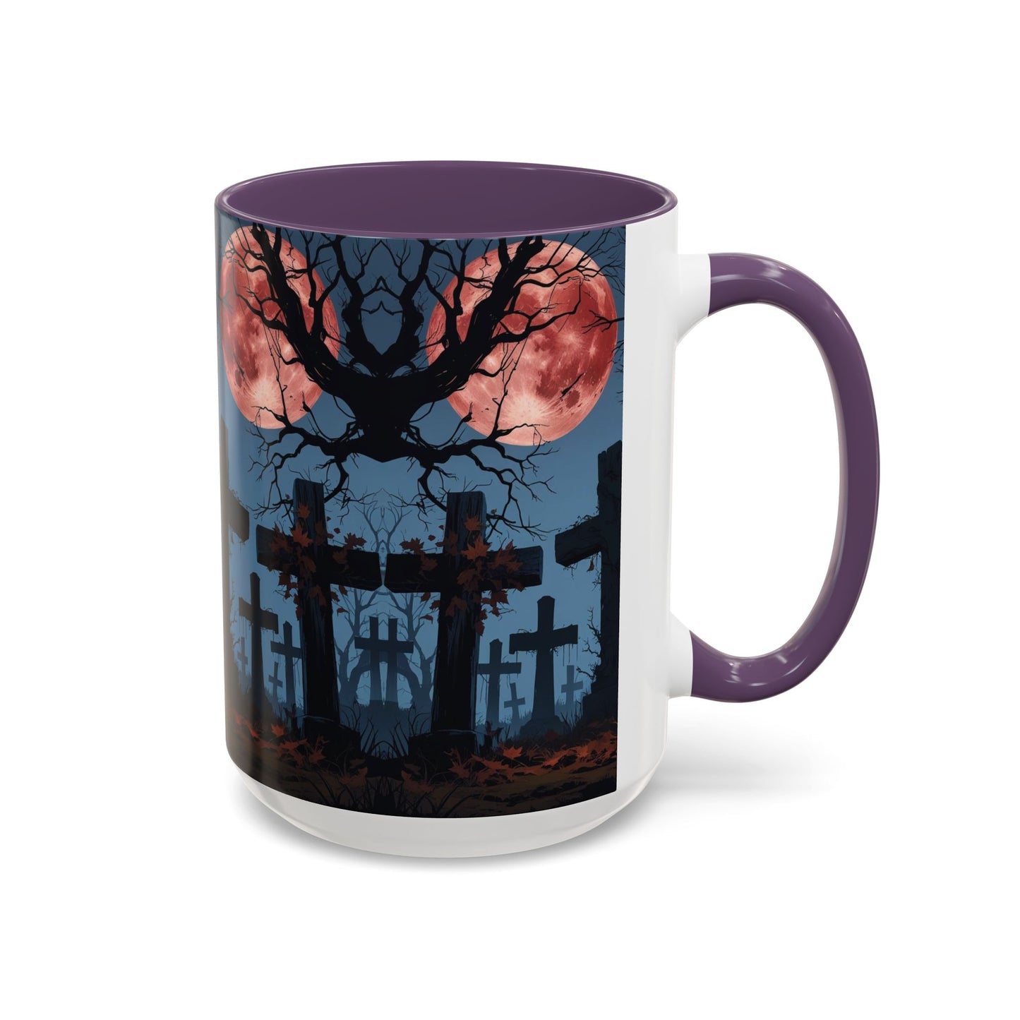 Coffee Mug - Gothic Cemetery | Spooky Halloween Decor, Nightmare Gift