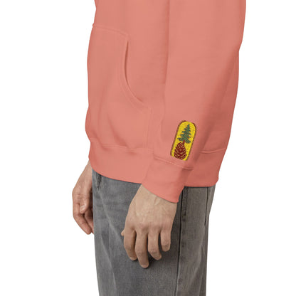 Cozy Rustic Graphic Hoodie - Unisex Fleece Pullover