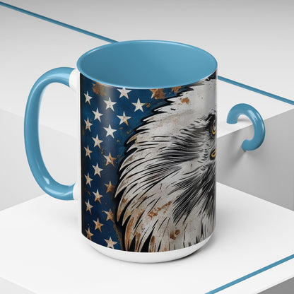 Coffee Mug Patriotic Eagle American Memorial Day Cup