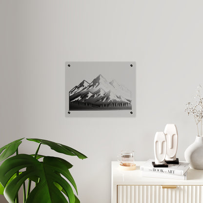 Mountain Peak Acrylic Wall Art