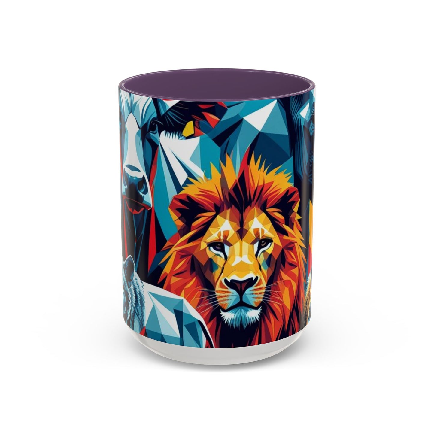 Vibrant Animal Art Coffee Mug - Bold Wildlife Design Gift