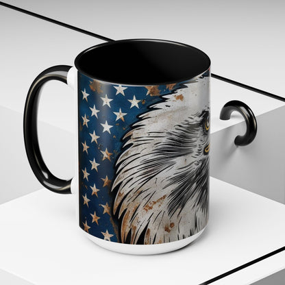 Coffee Mug Patriotic Eagle American Memorial Day Cup