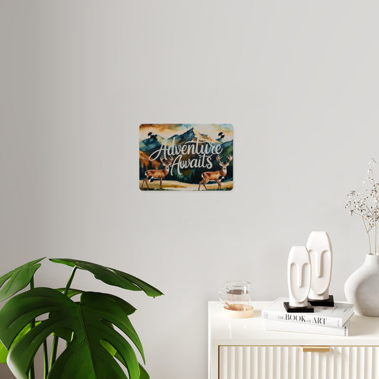Adventure Awaits Acrylic Wall Panel – Rustic Wilderness & Nature-Inspired Home Decor