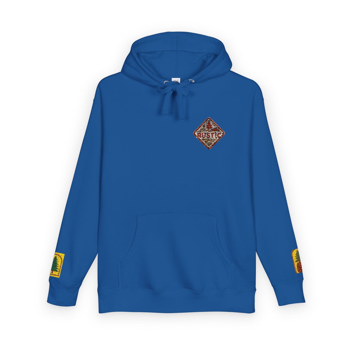 Cozy Rustic Graphic Hoodie - Unisex Fleece Pullover