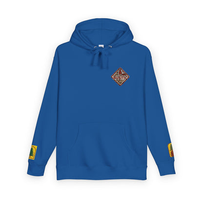 Cozy Rustic Graphic Hoodie - Unisex Fleece Pullover