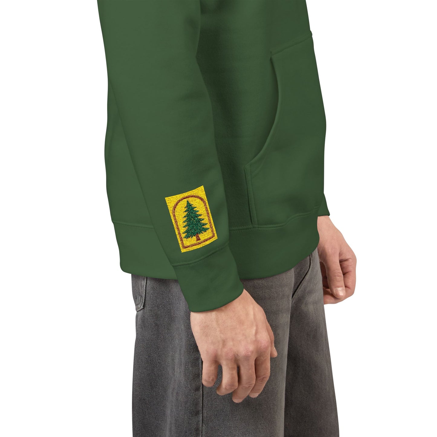 Cozy Rustic Graphic Hoodie - Unisex Fleece Pullover