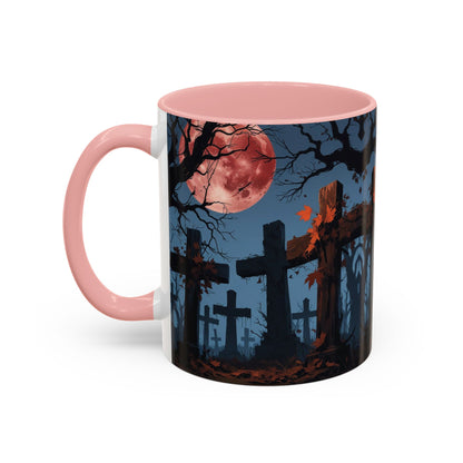 Coffee Mug - Gothic Cemetery | Spooky Halloween Decor, Nightmare Gift