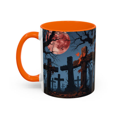 Coffee Mug - Gothic Cemetery | Spooky Halloween Decor, Nightmare Gift