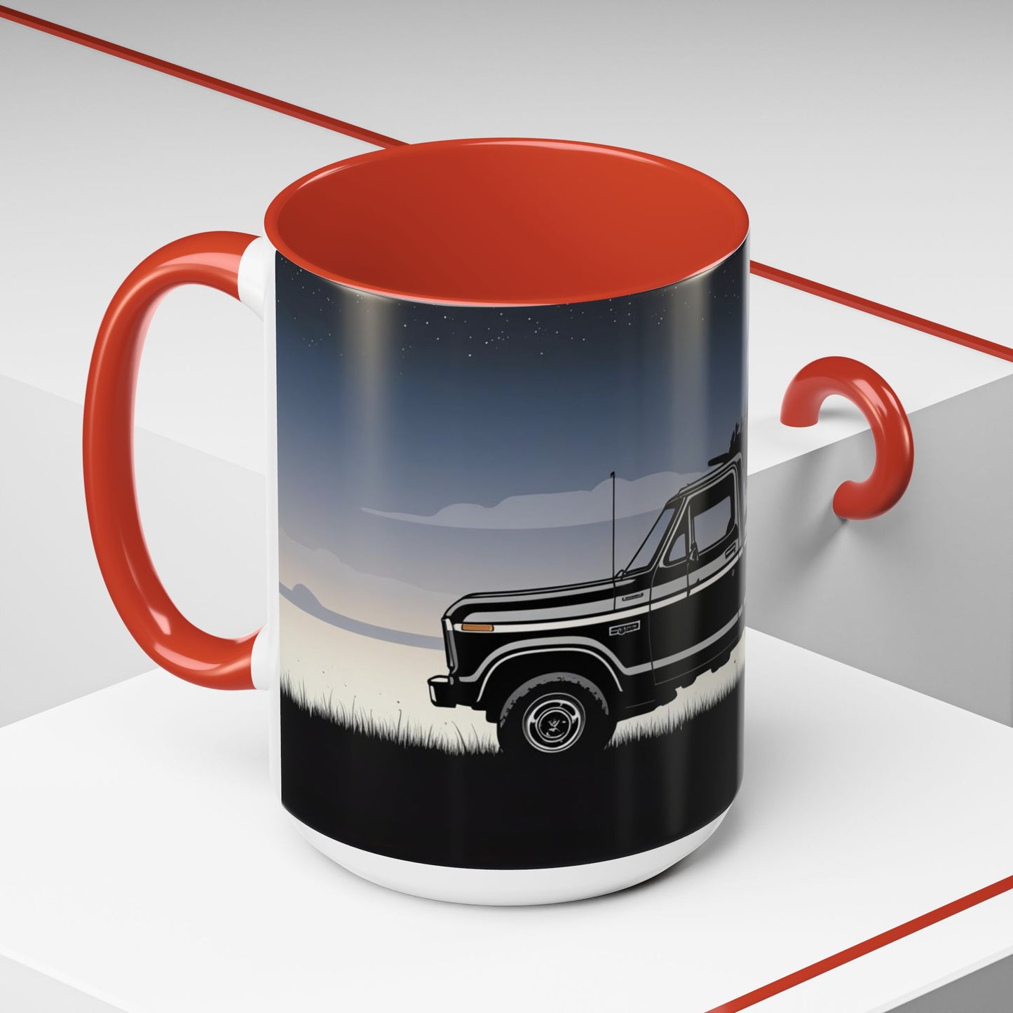 Coffee Mug - Rustic Pickup Truck Vintage Nature Lover Camping Cup