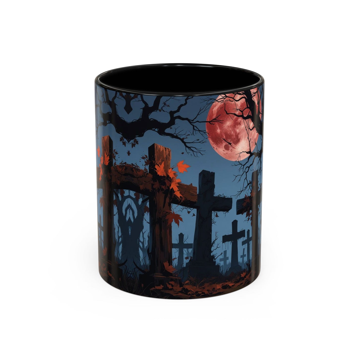 Coffee Mug - Gothic Cemetery | Spooky Halloween Decor, Nightmare Gift