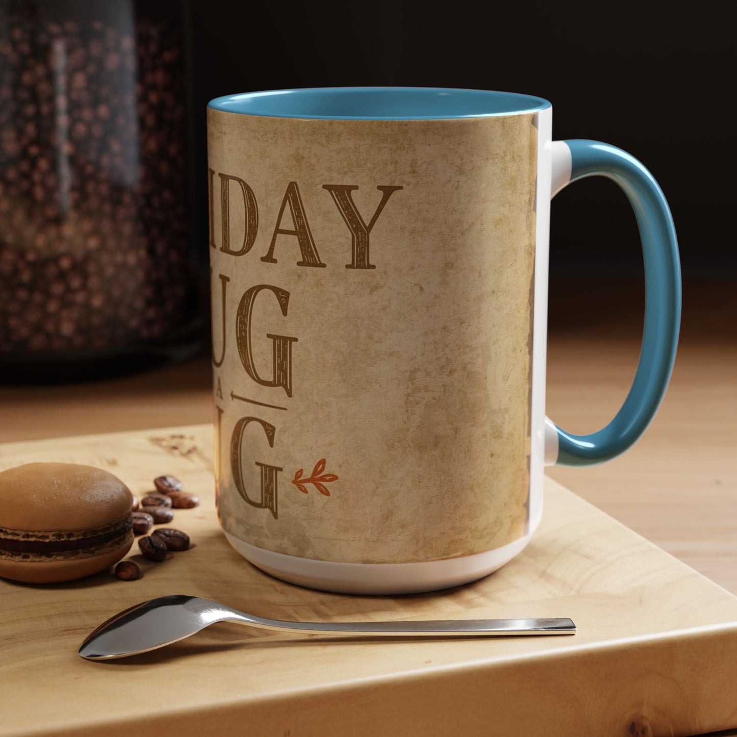 Rustic Holiday Hug Coffee Mug