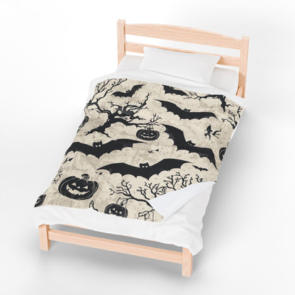 Halloween Velveteen Plush Blanket