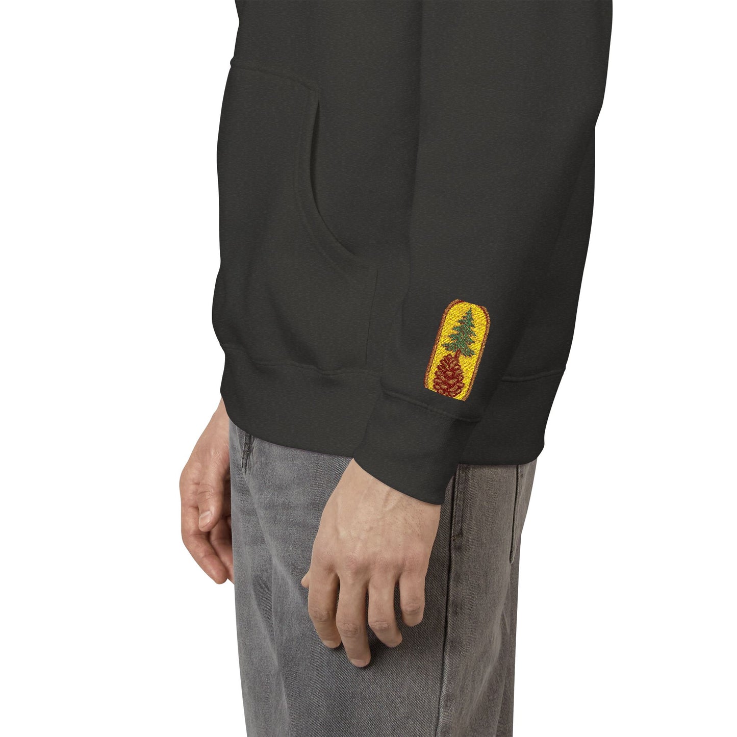 Cozy Rustic Graphic Hoodie - Unisex Fleece Pullover