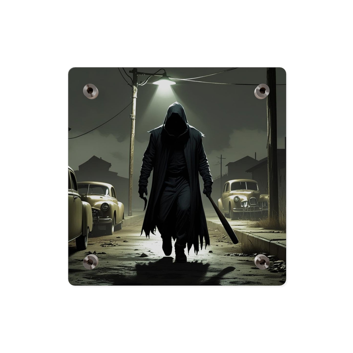 Acrylic Wall Art Panels - Purge Themed Halloween Decor