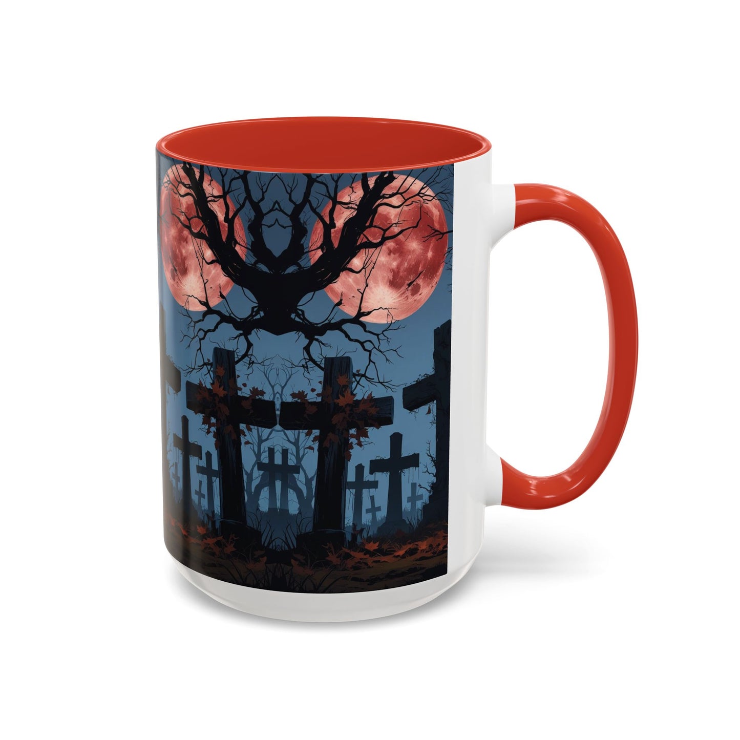 Coffee Mug - Gothic Cemetery | Spooky Halloween Decor, Nightmare Gift