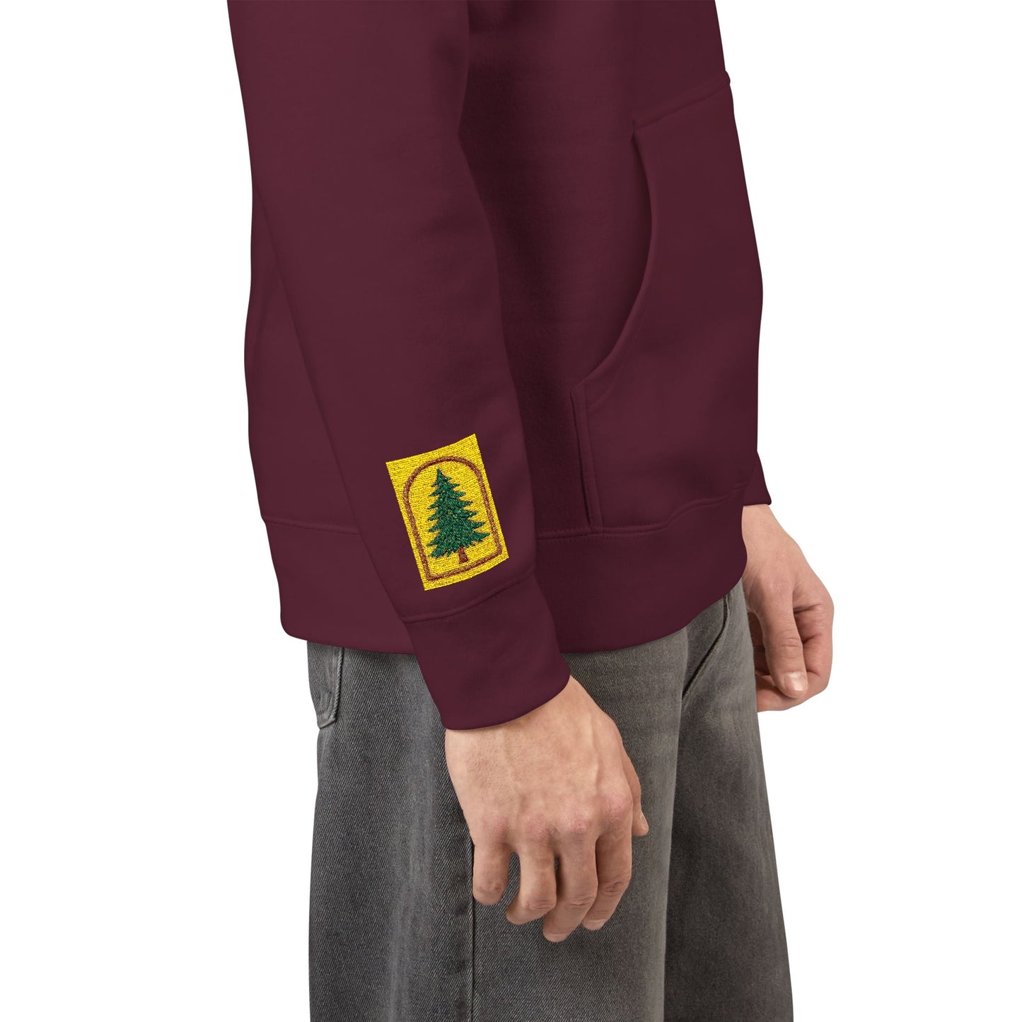 Cozy Rustic Graphic Hoodie - Unisex Fleece Pullover