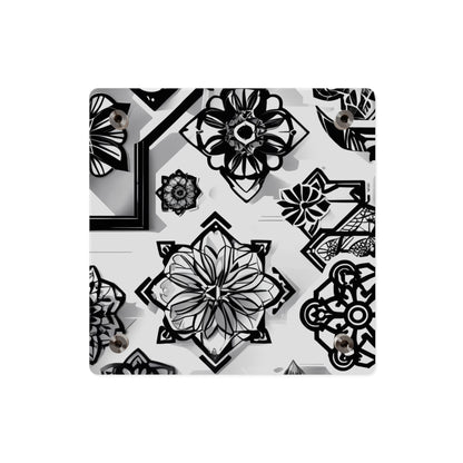Elegant Rustic Floral Acrylic Wall Art Panels