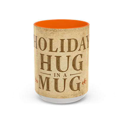 Rustic Holiday Hug Coffee Mug