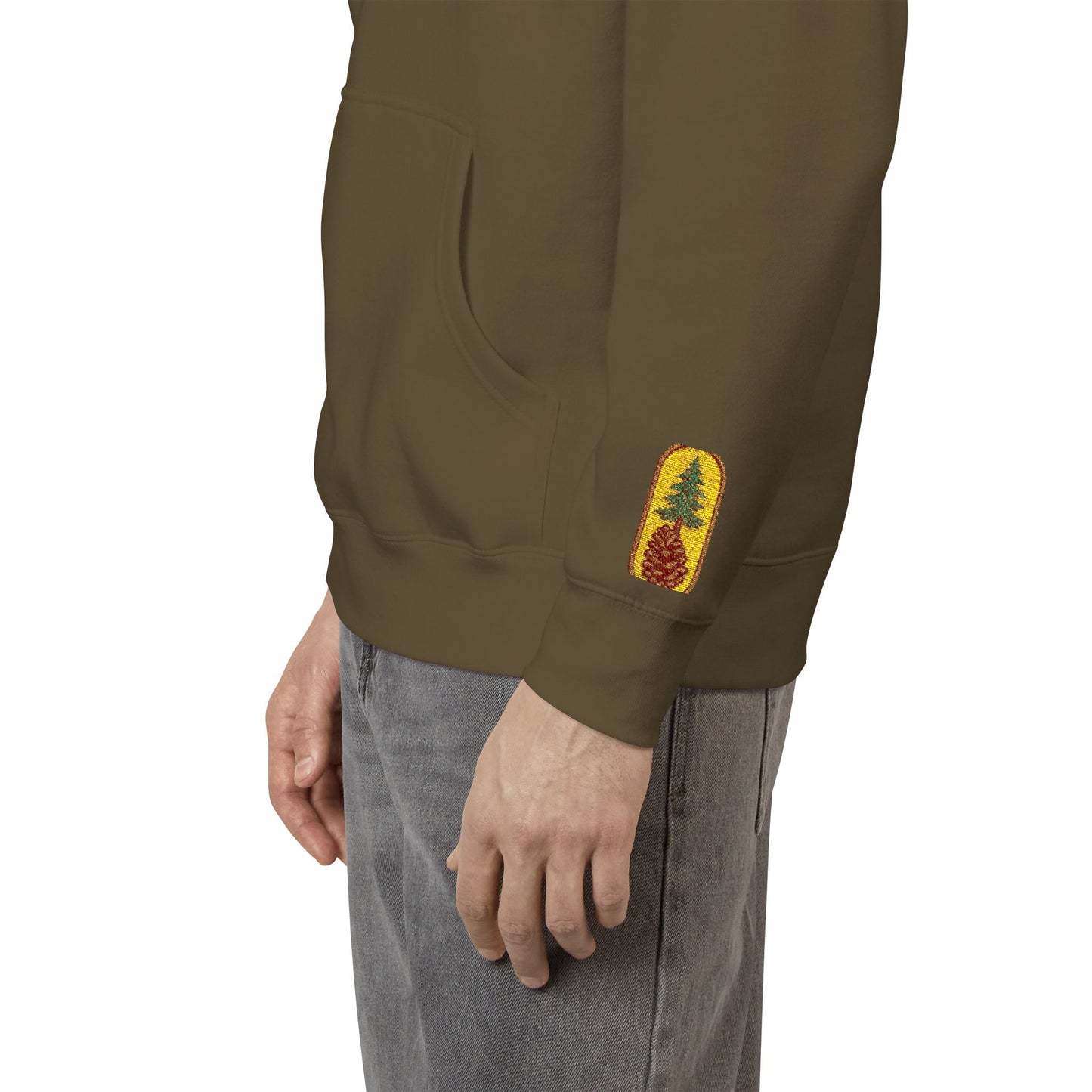 Cozy Rustic Graphic Hoodie - Unisex Fleece Pullover