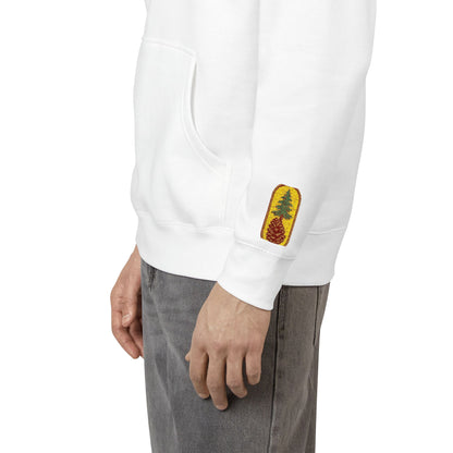 Cozy Rustic Graphic Hoodie - Unisex Fleece Pullover