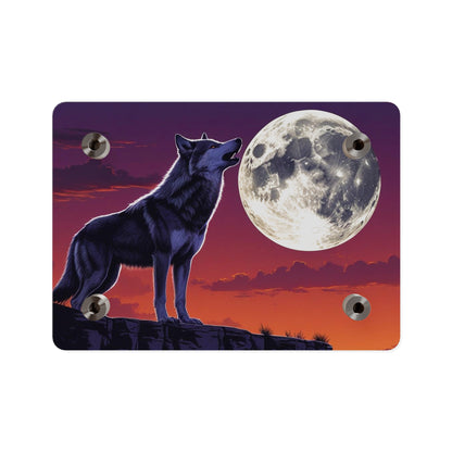 Moonlit Wolf Acrylic Wall Art Panels