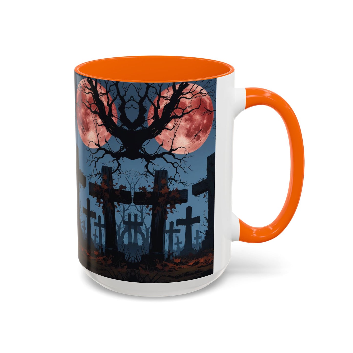 Coffee Mug - Gothic Cemetery | Spooky Halloween Decor, Nightmare Gift