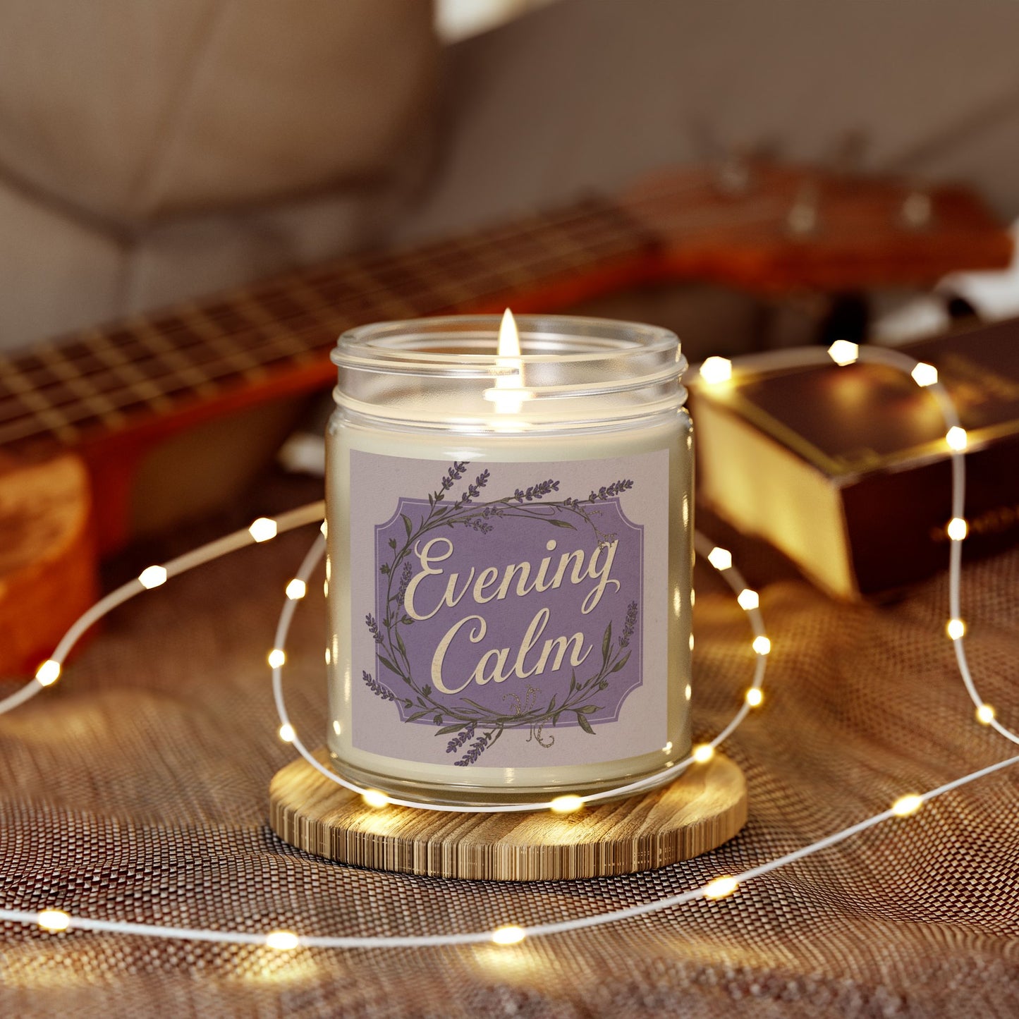 Relaxing Evening Calm - Coconut Apricot Wax Scented Candle