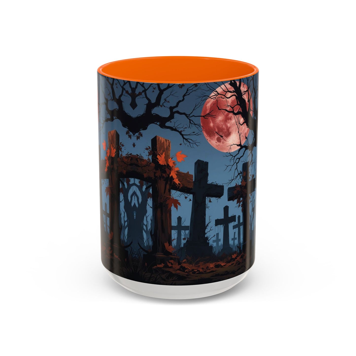 Coffee Mug - Gothic Cemetery | Spooky Halloween Decor, Nightmare Gift