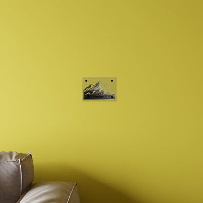Mountain Peak Acrylic Wall Art