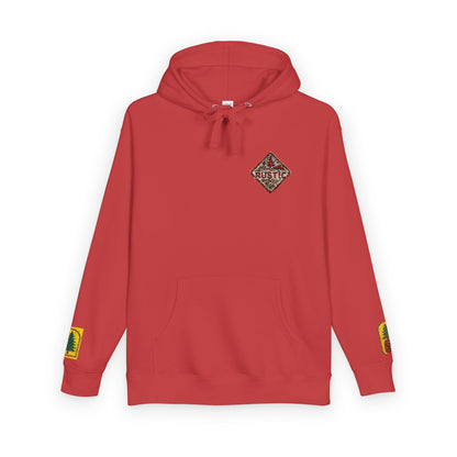 Cozy Rustic Graphic Hoodie - Unisex Fleece Pullover