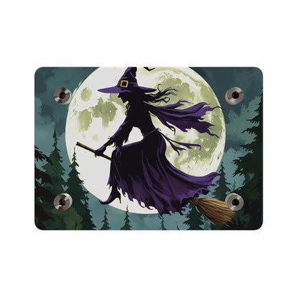 Acrylic Wall Art Panels - Witch and Moon Decor, Perfect for Halloween