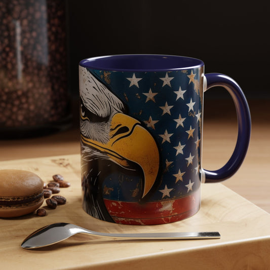Coffee Mug Patriotic Eagle American Memorial Day Cup