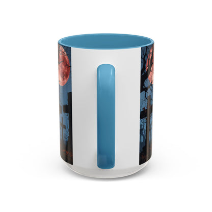 Coffee Mug - Gothic Cemetery | Spooky Halloween Decor, Nightmare Gift