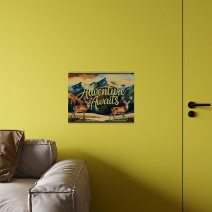 Adventure Awaits Acrylic Wall Panel – Rustic Wilderness & Nature-Inspired Home Decor