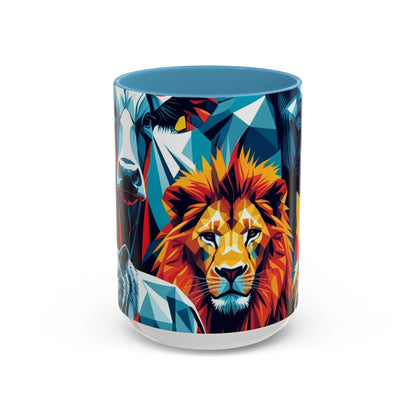 Vibrant Animal Art Coffee Mug - Bold Wildlife Design Gift