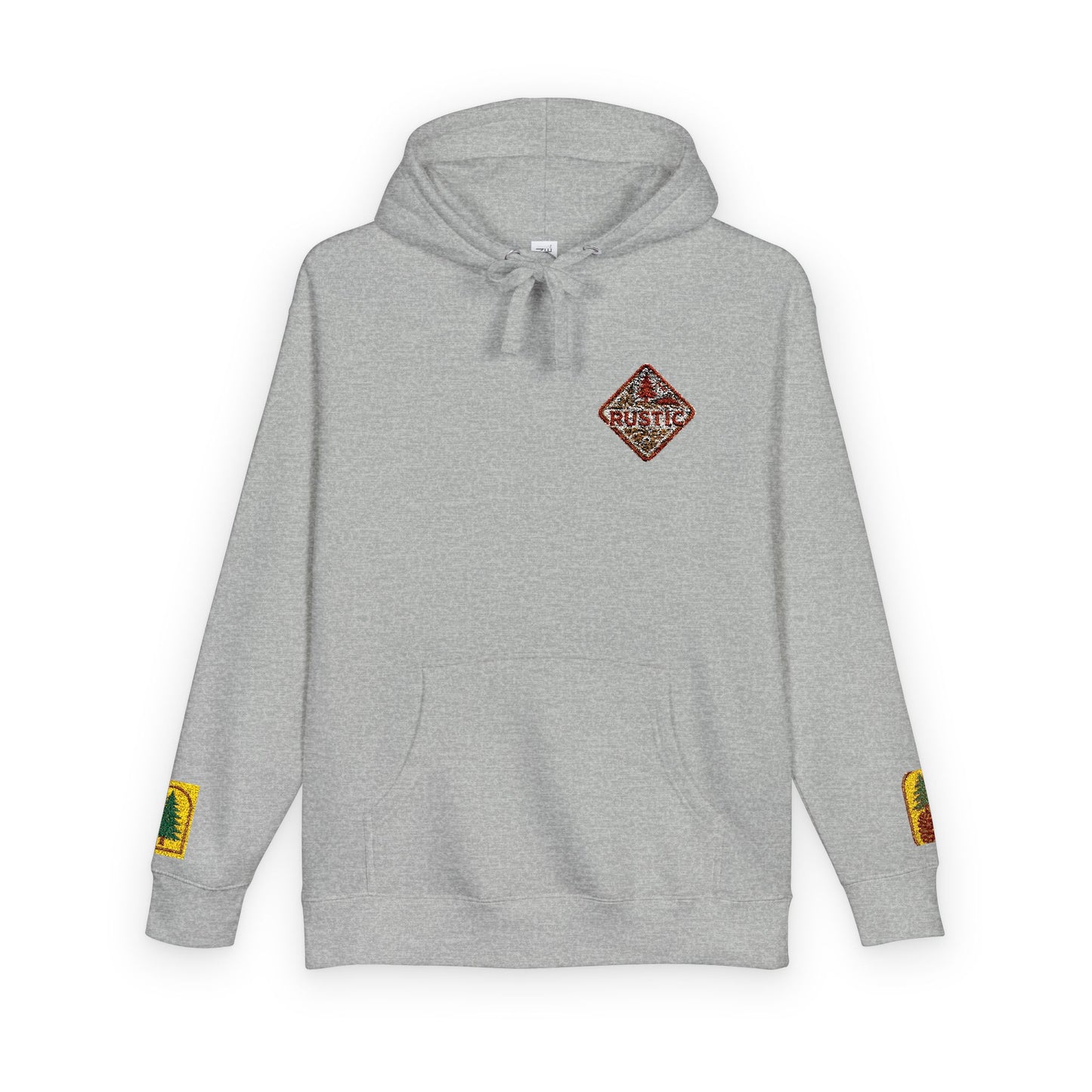 Cozy Rustic Graphic Hoodie - Unisex Fleece Pullover