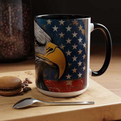 Coffee Mug Patriotic Eagle American Memorial Day Cup