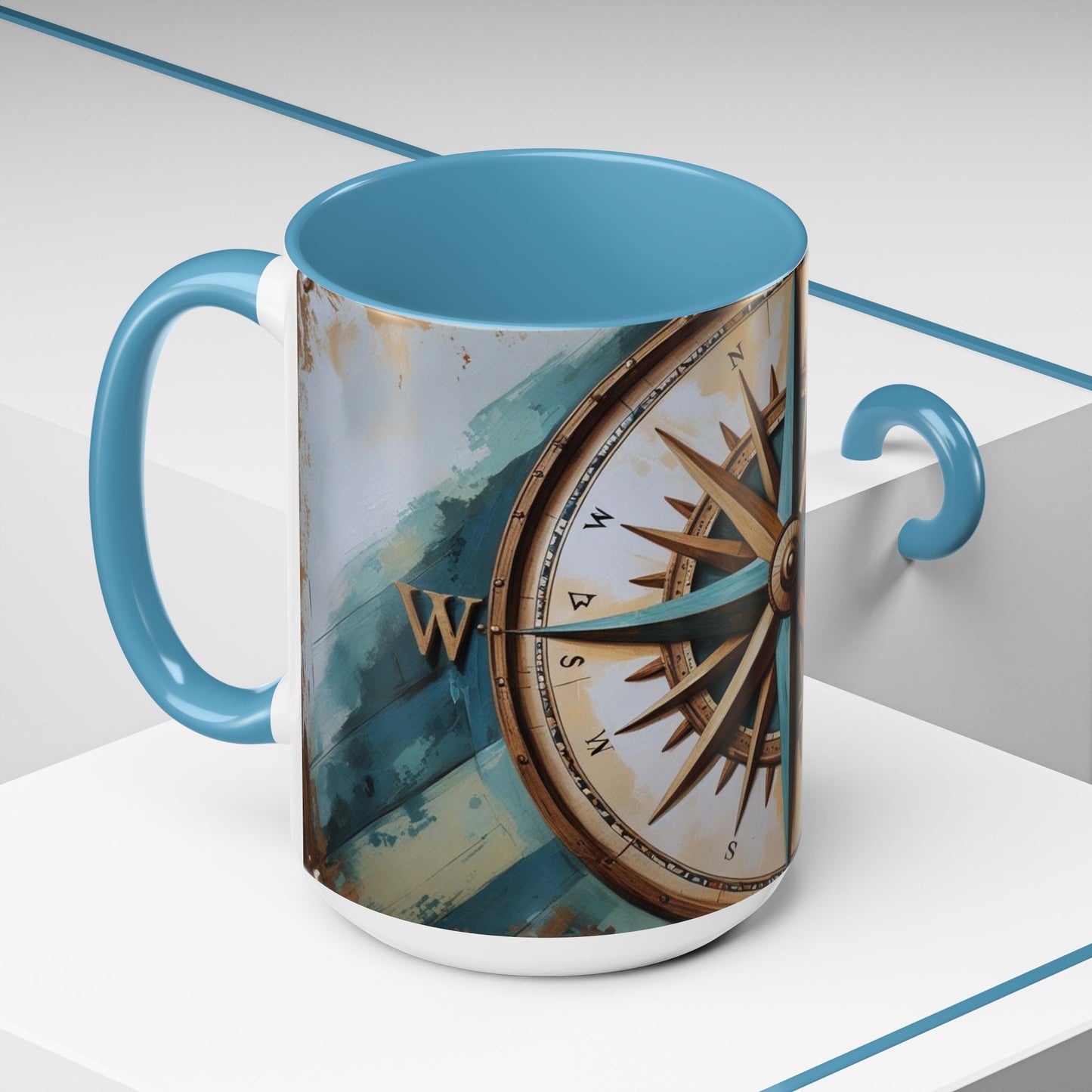 Nautical Compass Mug - Adventure Lover Gift