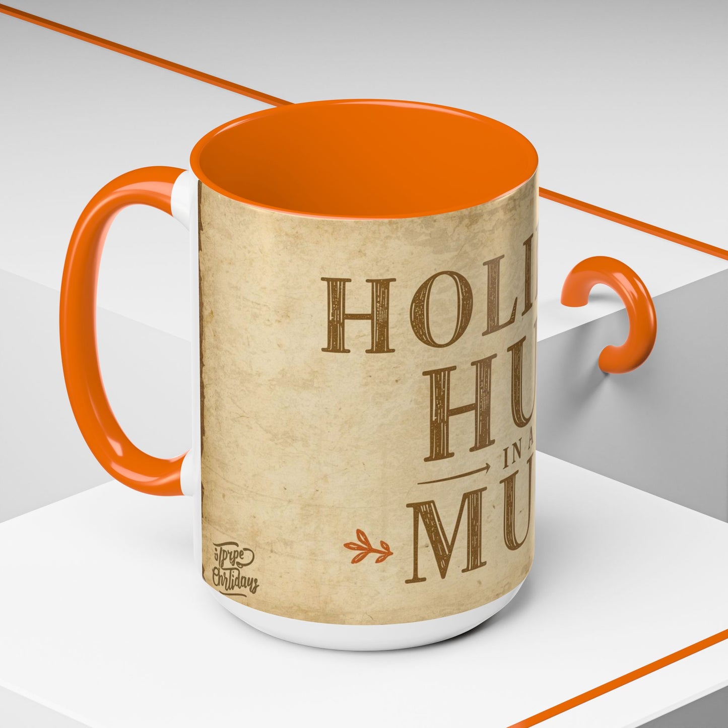 Rustic Holiday Hug Coffee Mug