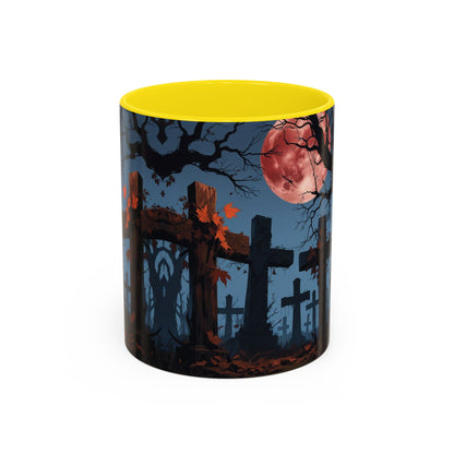 Coffee Mug - Gothic Cemetery | Spooky Halloween Decor, Nightmare Gift