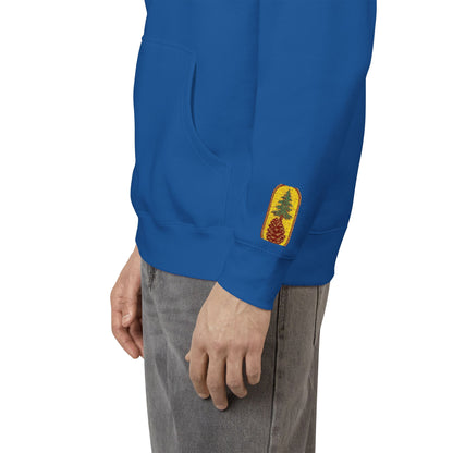 Cozy Rustic Graphic Hoodie - Unisex Fleece Pullover